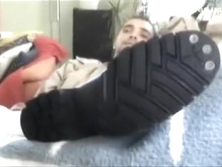 Incredible male in horny fetish gay sex clip