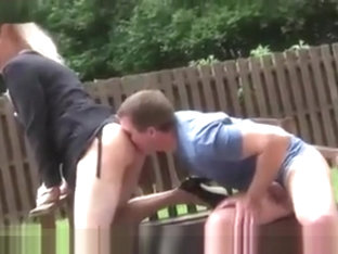 Business meeting with horny ladyboy