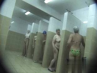 Hidden cameras in public pool showers 734