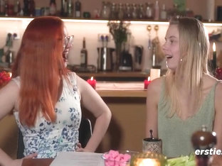 Getting To Know Each Other Naturally Jolien & Iva Discover Each Other With Pleasure With Curvy Girl