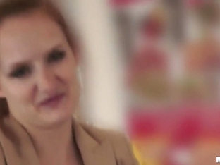 Sexy Redhead Marla Is Posing On Camera