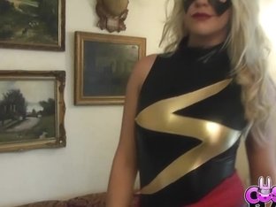 Cosplay Babes Smoking Hot Ms Marvel Striptease
