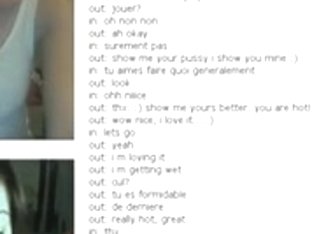 French Lady Showing Stuff #chatroulette