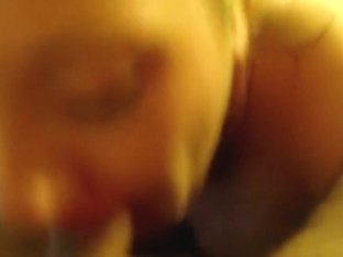 Blonde Girlfriend Engulfing Diminutive Ding-dong Until This Guy Cums