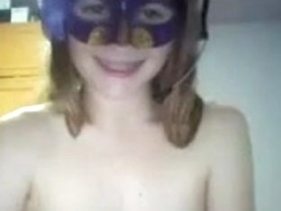 Nice sex chat play under the mask