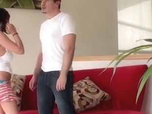 Sweet teen gets a pussy drill