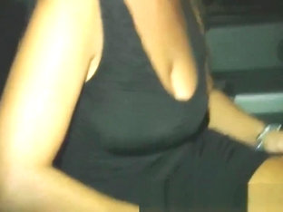 Lesbian sex out in public in a car with Elexis Monroe and Al