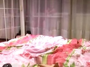 The couple in front of webcam