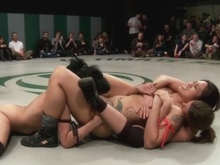 Round 2 Of January's Live Match:the Dragon Is Humiliated, Sexually Destroyed, Cums On The Mat!!