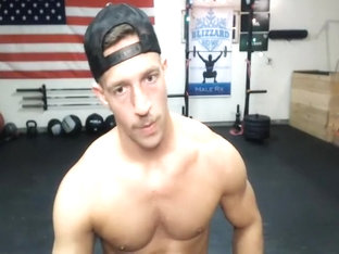 handsome stud jerks off on cam