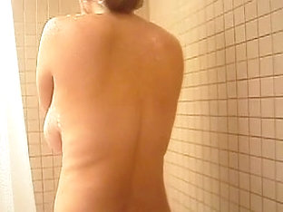 Wife Caught In The Shower  -- Great Ass!