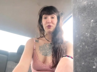 Mira Como Me Masturbo Joder! Joi En El Coche Mientras Fumo