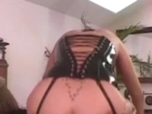 Brunette Hair In Fishnets Gangbanged Hard