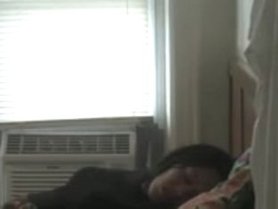 Interracial Couple Having Oral Sex Interlude On The Spy Cam