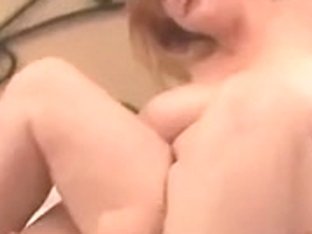 Plump Golden-haired Masturbates And Copulates With Tatoo Mate