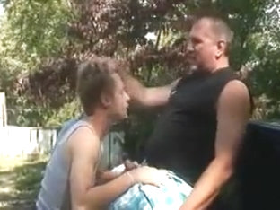 daddy twink outdoor outside truck forest woods