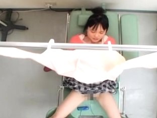 Japanese Teen Got Her Cunt Fingered By A Nasty Gynecologist
