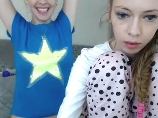 Double Teen Masturbation On A Webcam