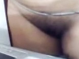 I'm touching my big boobs in amateur masterbating video