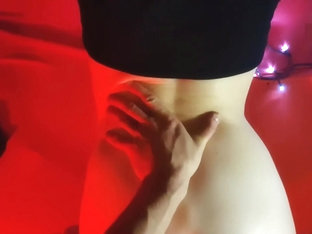 POV fuck in petite girl's round ass