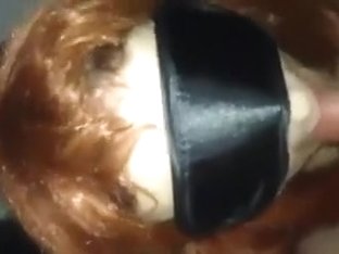 Redhead Wife Has Oral Sex With A Mask