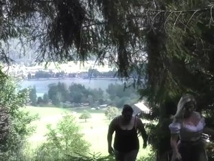 German Fat Chicks Banged In Nature