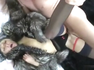 fur coat fucking