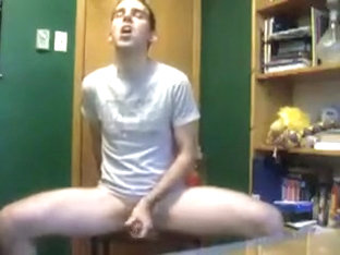 Using a toy up my hole while...