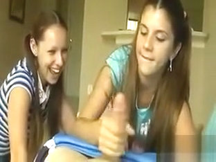 2 teens jurking me off