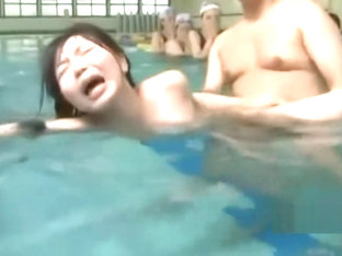 Asian Girl Getting Her Hairy Pussy Fucked By Her Swimming Instructor Creamp