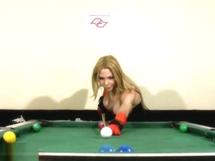 Feminine shedoll strips down red lingerie and wanks in boots