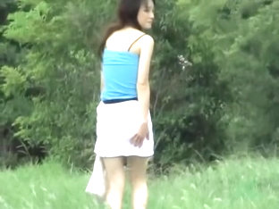 Sharking Video With Asian Cutie In The Park 