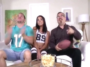 Cute Stepsis Flashes Tits And Fucks Stepbro and Dad - Watch PART2 on HornyLiveTeens com