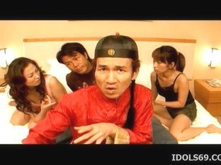 Hot Lisa insane cock sharing trio on camera