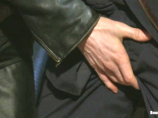 BoundGods : Dockworker gets taken down and fucked by a leather dom