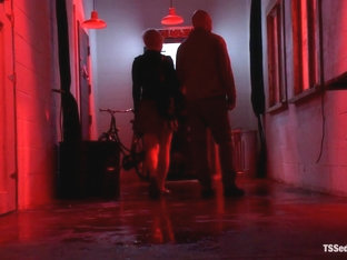 TS Danni Daniels fucks a Straight Couple in The Red Light Restricted