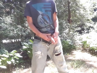 Outdoor wank in front of the street at the sight of everyone #11