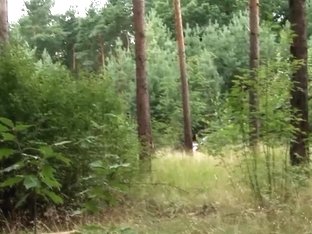 German Teen Banged In The Forest