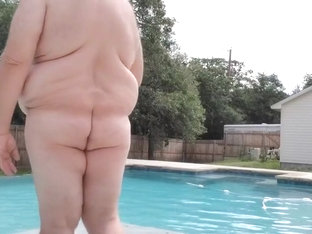 Taking a break at the pool