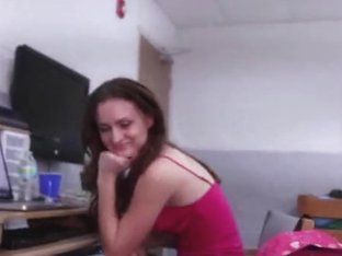 2 juvenile college beauties enjoying penises