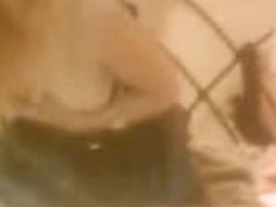 Blonde shows off for camera