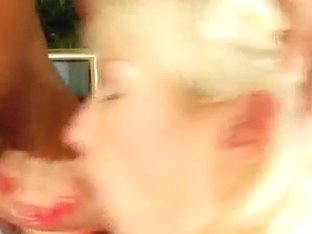 A Thin Blonde And A Busty Brunette Lick Each Other Before Getting Fucked.