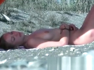 Sexy Nudist Chicks Are Being Filmed On The Beach