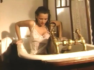 Woman Takes Bath Fully Clothed