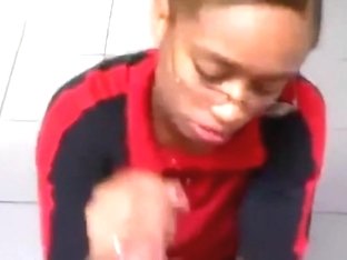 cashier gives custome blow job