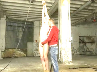 Naked and modern Saint Sebastian profane! The saint pleasure!