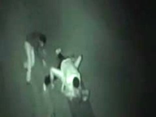 Voyeur video with couple fucking