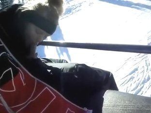 The GF Sucks Me Off On A Ski Lift