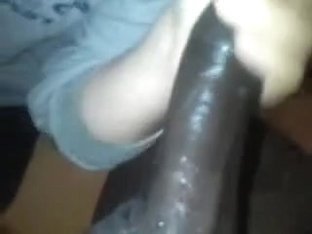 White Gal Dark Cum Swallowing