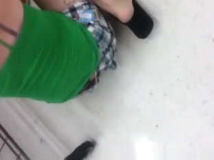 Teen Thong Slip At The Supermarket